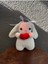 El Yapımı Örgü Beyaz Tavşan Oyuncak Amigurumi 1 Adet 1