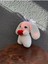 El Yapımı Örgü Beyaz Tavşan Oyuncak Amigurumi 1 Adet 4