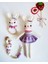 Elite Candy Tavsan Set - Amigurumi Oyuncak - Organik Oyuncak 1 Adet 1