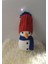 Kırmızı Şapkalı Kardan Adam Amigurumi Organik Oyuncak 1 Adet 1