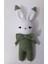 Haki Yeşili Miniş Tavşan Amigurumi Organik Oyuncak 1 Adet 1
