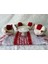 El Örgüsü Koltuk Takımı Kırmızı Beyaz Amigurumi 1 Adet 2