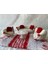 El Örgüsü Koltuk Takımı Kırmızı Beyaz Amigurumi 1 Adet 4