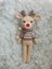 Amigurumi Kazaklı Atkılı Geyik Uyku Arkadaşı 1 Adet 1