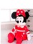 Elite Minnie Mouse Kırmızı ve Pembe 40 cm Peluş Benekli Elbiseli Uyku Arkadaşı Ikili Pelüş Set 1 Adet 3