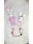 Beyaz Tavşan Organik Örgü Oyuncak Amigurumi 3lü 1 Adet 1