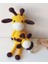 Amigurumi Oyuncak Zürafa Set (Zürafa ve Çıngırak) 1 Adet 1