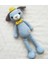 Şapkalı Köpek Amigurumi Organik Oyuncak 1 Adet 1