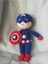 Amigurumi Kaptan Amerika Süper Kahraman Oyuncak Bebeği 1 Adet 4