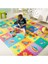 Elite Rakamlar Yumuşak Oyun Matı Spor Karosu %100 Zararsız 9 Adet 1'den 9'a Kadar Eva Mat 33X33 7 mm 1 Adet 5
