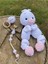 Elite 30CM Amigurumi Ördek Oyuncak Diş Kaşıyıcı ve Emzik Zinciri 1 Adet 1