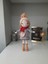 Elite Organik Oyuncak Amigurumi Gri Elbiseli Kız Bebek 1 Adet 1