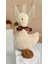 Elite Bebek Çocuk Uyku Arkadaşı Ördek Bohem Naturel Peluş Ördek Yastık Dekor 1 Adet 2