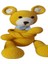 Sarı Ayıcık Perde Tutucu Amigurumi Organik Oyuncak 1 Adet 1