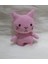 Pembe Miniş Pisi Uyku Arkadaşı Amigurumi Organik Oyuncak 1 Adet 2