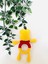 Amigurumi El Emeği Örgü Sarı Kırmızı Ayı Winnie Pooh Sesli Sallamalı Çıngırak 1 Adet 4