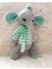 Atkılı Fil Nana Amigurumi Organik Oyuncak 1 Adet 2