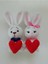 Sevgili Tavşanlar Amigurumi Organik Oyuncak 1 Adet 1