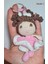 Sevimli Oyun Arkadaşı Anahtarlık Amigurumi Organik Oyuncak 9cm 1 Adet 3