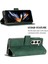Samsung Galaxy Z Fold 5 5g Kılıf Tam Kaplar Deri Dokulu Kapaklı Cüzdan Standlı Kartvizitli Kopçalı Kapak Kartlıklı Uzun Askılı (Yurt Dışından) 5