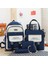 5 Parça Büyük Kapasiteli Sevimli Sırt Çantası Set - Siyah (Yurt Dışından) 1