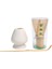 Matcha Çay Teli Set Bambu Çırpma Teli + Bambu Kaşık + Seramik Çırpma Tutucu Siyah (Yurt Dışından) 1