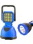PM-8033C 6 Modlu El Feneri ve Işıldak Acil Durum Lambası 9 Cob Ledli Solar Şarjlı 1