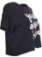 Ysatis Oversize Crop Bluz: Kısa Kol Yuvarlak Yaka Günlük Kadın 4