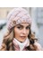 Sıcak Tutan Kadın Örme Şapka Atkı Kapaklar (Yurt Dışından) 3