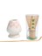 Matcha Çay Teli Set Bambu Çırpma Teli + Bambu Kaşık + Seramik Çırpma Tutucu Siyah (Yurt Dışından) 1
