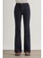 Skinny Fit Flare Paça Lacivert Denim Pantolon 3