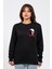 Regular Göğüste Baskılı Scary Sweatshirt 2