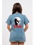 Regular Sırtta Scary Baskılı Tshirt 2