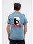 Regular Sırtta Scary Baskılı Tshirt 3