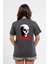 Regular Sırtta Scary Baskılı Tshirt 2