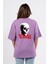 Oversize Sırtta Scary Baskılı Tshirt 1