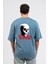 Oversize Sırtta Scary Baskılı Tshirt 2