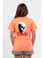 Regular Sırtta Scary Baskılı Tshirt 2