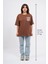 Oversize Göğüste Shocked Baskılı Tshirt 3