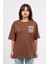 Oversize Göğüste Shocked Baskılı Tshirt 1