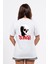 Regular Sırtta Scary Baskılı Tshirt 2