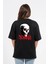 Oversize Sırtta Scary Baskılı Tshirt 1