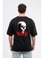 Oversize Sırtta Scary Baskılı Tshirt 2