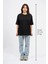 Oversize Sırtta Scary Baskılı Tshirt 4