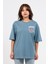 Oversize Göğüste Shocked Baskılı Tshirt 1