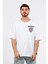 Oversize Göğüste Shocked Baskılı Tshirt 2