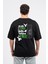 Oversize Sırtta Not Free Baskılı Tshirt 1
