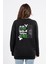 Oversize Sırtta Not Free Baskılı Sweatshirt 1