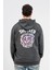 Oversize Sırtta Shocked Baskılı Hoodie 2