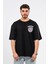 Oversize Göğüste Shocked Baskılı Tshirt 2